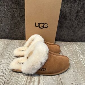 UGG Tan and Cream Women's Slippers